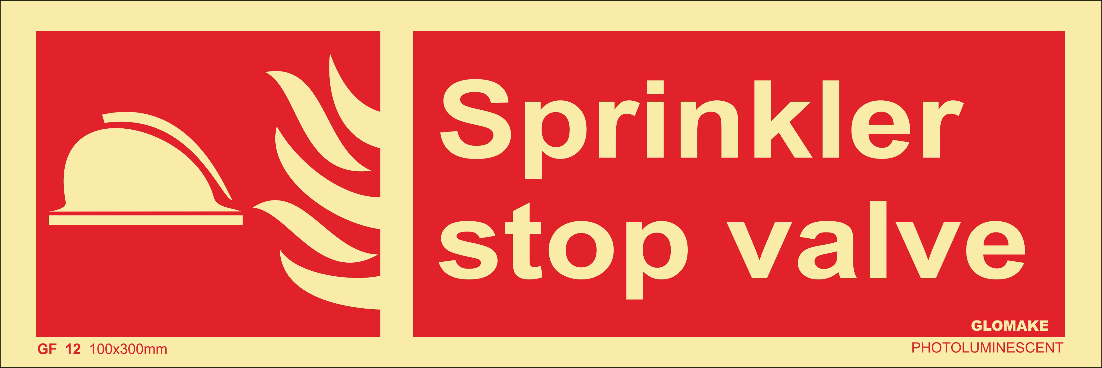 SPRINKLER STOP VALVE 
(GF 12)